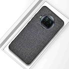 For Xiaomi Mi 10T Lite 5G Shockproof Cloth Texture PC + TPU Protective Case(Silver Ash) - 1