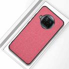 For Xiaomi Mi 10T Lite 5G Shockproof Cloth Texture PC + TPU Protective Case(Modern Pink) - 1