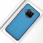 For Xiaomi Mi 10T Lite 5G Shockproof Cloth Texture PC + TPU Protective Case(Blue) - 1