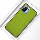 For Xiaomi Mi 11 Shockproof Cloth Texture PC + TPU Protective Case(Gree) - 1