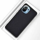 For Xiaomi Mi 11 Shockproof Cloth Texture PC + TPU Protective Case(Black) - 1