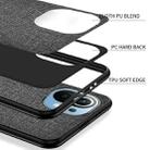 For Xiaomi Mi 11 Shockproof Cloth Texture PC + TPU Protective Case(Black) - 5