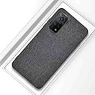 For Xiaomi Mi 10T 5G Shockproof Cloth Texture PC + TPU Protective Case(Silver Ash) - 1