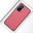 For Xiaomi Mi 10T 5G Shockproof Cloth Texture PC + TPU Protective Case(Modern Pink) - 1