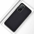 For Xiaomi Mi 10T 5G Shockproof Cloth Texture PC + TPU Protective Case(Black) - 1