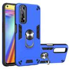 For OPPO Realme 7 / Narzo 20 Pro Armour Series PC + TPU Protective Case with Ring Holder(Dark Blue) - 1