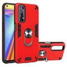 For OPPO Realme 7 / Narzo 20 Pro Armour Series PC + TPU Protective Case with Ring Holder(Red) - 1