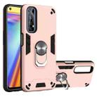 For OPPO Realme 7 / Narzo 20 Pro Armour Series PC + TPU Protective Case with Ring Holder(Rose Gold) - 1