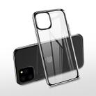 For iPhone 11 Pro Max X-level Original Series Transparent Ultra-thin TPU Case(Black) - 1