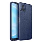 For vivo Y52s Litchi Texture TPU Shockproof Case(Blue) - 1