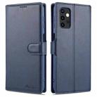 For Samsung Galaxy A32 5G AZNS Calf Texture Horizontal Flip Leather Case with Holder & Card Slots & Wallet & Photo Frame(Blue) - 1