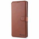 For Samsung Galaxy S21 Ultra 5G AZNS Calf Texture Horizontal Flip Leather Case with Holder & Card Slots & Wallet & Photo Frame(Brown) - 1