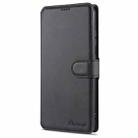 For Samsung Galaxy S21 Ultra 5G AZNS Calf Texture Horizontal Flip Leather Case with Holder & Card Slots & Wallet & Photo Frame(Black) - 1