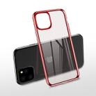 For iPhone 11 Pro Max X-level Dawn Series Transparent Ultra-thin TPU Case(Red) - 1