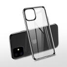 For iPhone 11 X-level Dawn Series Transparent Ultra-thin TPU Case(Black) - 1