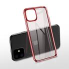 For iPhone 11 X-level Dawn Series Transparent Ultra-thin TPU Case(Red) - 1