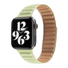 Loop Leather Watch Band For Apple Watch Series 7 41mm / 6 & SE & 5 & 4 40mm / 3 & 2 & 1 38mm(Grass Green) - 1