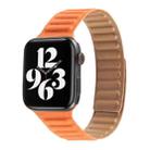 Loop Leather Watch Band For Apple Watch Series 7 41mm / 6 & SE & 5 & 4 40mm / 3 & 2 & 1 38mm(Sunset Glow) - 1