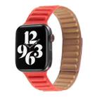Loop Leather Watch Band For Apple Watch Series 7 45mm / 6 & SE & 5 & 4 44mm / 3 & 2 & 1 42mm(Red) - 1