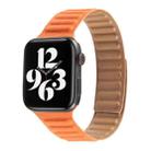 Loop Leather Watch Band For Apple Watch Series 7 45mm / 6 & SE & 5 & 4 44mm / 3 & 2 & 1 42mm(Sunset Glow) - 1