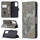 For Samsung Galaxy A72 5G / 4G Matching Color Crocodile Texture Horizontal Flip PU Leather Case with Wallet & Holder & Card Slots(Grey) - 1