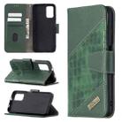 For Xiaomi Poco M3 Matching Color Crocodile Texture Horizontal Flip PU Leather Case with Wallet & Holder & Card Slots(Green) - 1