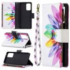 For Samsung Galaxy A72 5G / 4G Colored Drawing Pattern Zipper Horizontal Flip Leather Case with Holder & Card Slots & Wallet(Sun Flower) - 1