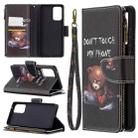 For Samsung Galaxy A72 5G / 4G Colored Drawing Pattern Zipper Horizontal Flip Leather Case with Holder & Card Slots & Wallet(Bear) - 1