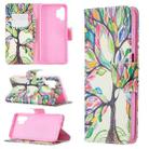 For Samsung Galaxy A32 5G Colored Drawing Pattern Horizontal Flip Leather Case with Holder & Card Slots & Wallet(Tree Life) - 1