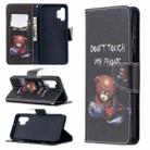 For Samsung Galaxy A32 5G Colored Drawing Pattern Horizontal Flip Leather Case with Holder & Card Slots & Wallet(Bear) - 1