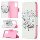 For Samsung Galaxy A52 5G / 4G Colored Drawing Pattern Horizontal Flip Leather Case with Holder & Card Slots & Wallet(Tree) - 1