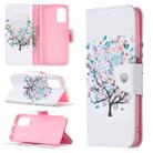 For Xiaomi Poco M3 Colored Drawing Pattern Horizontal Flip Leather Case with Holder & Card Slots & Wallet(Tree) - 1