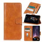 For Samsung Galaxy A02s EU Version 164mm Mirren Crazy Horse Texture Horizontal Flip Leather Case with Holder & Card Slots & Wallet(Brown) - 1