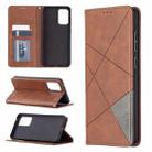 For Samsung Galaxy A72 5G / 4G Prismatic Invisible Magnetic Horizontal Flip Leather Case with Holder & Card Slots & Photo Frame(Brown) - 1