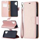 For Samsung Galaxy A32 5G Litchi Texture Pure Color Horizontal Flip PU Leather Case with Holder & Card Slots & Wallet & Lanyard(Rose Gold) - 1