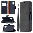 For Samsung Galaxy A32 5G Litchi Texture Pure Color Horizontal Flip PU Leather Case with Holder & Card Slots & Wallet & Lanyard(Black) - 1