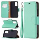 For Xiaomi Poco M3 Litchi Texture Pure Color Horizontal Flip PU Leather Case with Holder & Card Slots & Wallet & Lanyard(Green) - 1