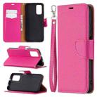 For Xiaomi Poco M3 Litchi Texture Pure Color Horizontal Flip PU Leather Case with Holder & Card Slots & Wallet & Lanyard(Rose Red) - 1