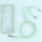 For Samsung Galaxy A32 5G Acrylic + Color TPU Shockproof Case with Neck Lanyard(Avocado) - 1