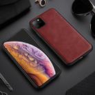 For iPhone 11 Pro X-level Earl III Series Leather Texture Ultra-thin All-inclusive Soft Case(Red) - 1