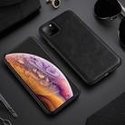 For iPhone 11 Pro Max X-level Earl III Series Leather Texture Ultra-thin All-inclusive Soft Case(Black) - 1