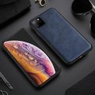 For iPhone 11 Pro Max X-level Earl III Series Leather Texture Ultra-thin All-inclusive Soft Case(Blue) - 1