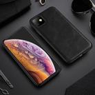 For iPhone 11 X-level Earl III Series Leather Texture Ultra-thin All-inclusive Soft Case(Black) - 1