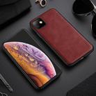 For iPhone 11 X-level Earl III Series Leather Texture Ultra-thin All-inclusive Soft Case(Red) - 1