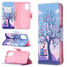 For Xiaomi Poco M3 Colored Drawing Pattern Horizontal Flip Leather Case with Holder & Card Slots & Wallet(Tree) - 1