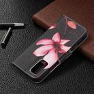 For Xiaomi Poco M3 Colored Drawing Pattern Horizontal Flip Leather Case with Holder & Card Slots & Wallet(Lotus) - 7