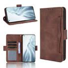 For Xiaomi Mi 11 Skin Feel Calf Pattern Horizontal Flip Leather Case with Holder & Card Slots & Photo Frame(Brown) - 1