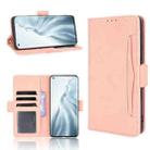 For Xiaomi Mi 11 Skin Feel Calf Pattern Horizontal Flip Leather Case with Holder & Card Slots & Photo Frame(Pink) - 1