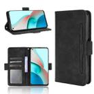 For Xiaomi Redmi Note 9T 5G Skin Feel Calf Pattern Horizontal Flip Leather Case with Holder & Card Slots & Photo Frame(Black) - 1