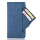 For OPPO Reno5 Pro 5G Skin Feel Calf Pattern Horizontal Flip Leather Case with Holder & Card Slots & Photo Frame(Blue) - 3